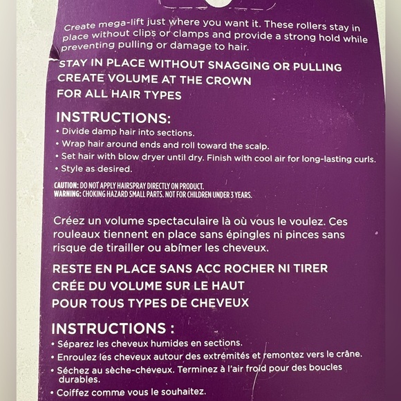 2-Pack Goody Volume Boost Self-Gripping Rollers - Picture 2 of 3